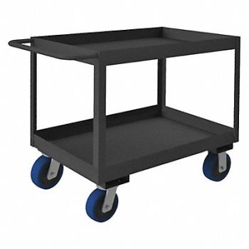 GRAINGER APPROVED Utility Cart 3 600 lb Steel, 1MDT3