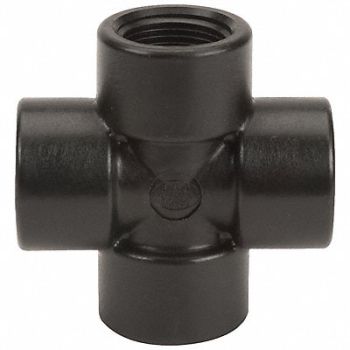 GRAINGER APPROVED Cross 1 in Schedule 80 Polypropylene, 1MJX9