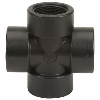GRAINGER APPROVED Cross 1 1/2 Schedule 80 Polypropylene, 1MJY2