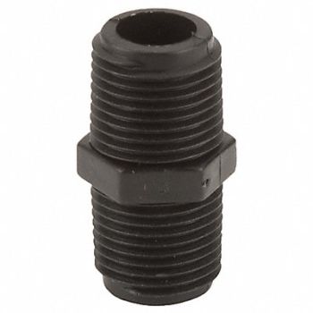 GRAINGER APPROVED Hex Nipple 1/2 in Schedule 80 MNPT, 1MJZ4
