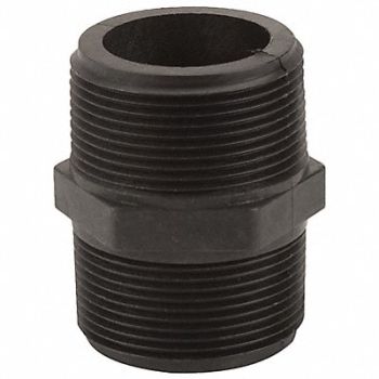 GRAINGER APPROVED Hex Nipple 1 1/2 in MNPT Schedule 80, 1MJZ8