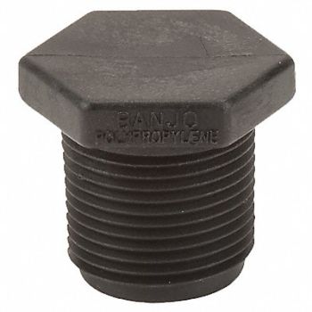 GRAINGER APPROVED Hex Head Plug 3/4 in Schedule 80 MNPT, 1MKA2