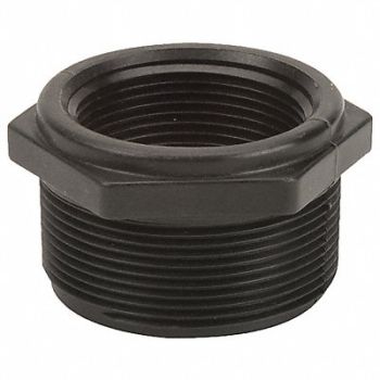 GRAINGER APPROVED Reducing Bushing 2 x 1 1/2 in Black NPT, 1MKC8
