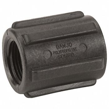 GRAINGER APPROVED Reducing Coupling 1 x 3/4 in Schedule 80, 1MKD3