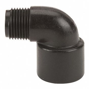 GRAINGER APPROVED Street Elbow 90 Degrees 3/8 in NPT, 1MKF3
