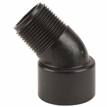 GRAINGER APPROVED Street Elbow 45 Degrees 1 in FNPT x MNPT, 1MKF7