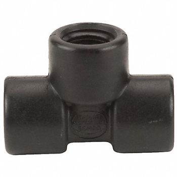 GRAINGER APPROVED Tee 1/2 in Pipe Size Schedule 80 FNPT, 1MKG8