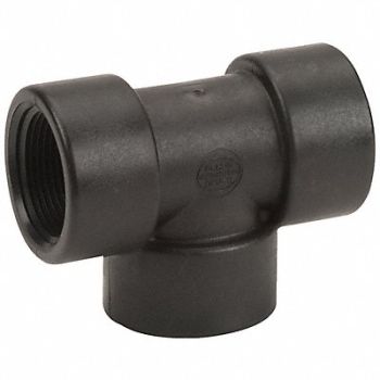GRAINGER APPROVED Tee 1 1/4 in Pipe Size Schedule 80 FNPT, 1MKH2