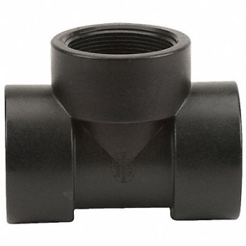 GRAINGER APPROVED Tee 2 in Schedule 80 FNPT 300 PSI, 1MKH4