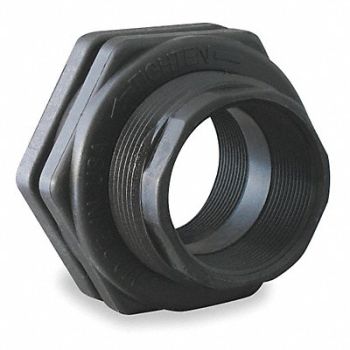 BANJO Bulkhead TankFitting EPDM 4 11/16 L Poly, 1MKJ8