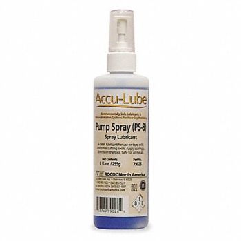ACCU-LUBE Cutting Oil 8oz Non-Aerosol Spray Bottle, 1MKN9
