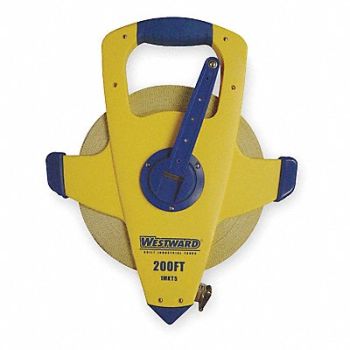 WESTWARD Long Tape Measure 1/2Inx200ft Fiberglass, 1MKT5