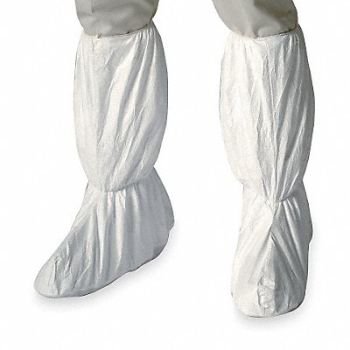 DUPONT D2225 Boot Covers XL White ISO 6 PK200, 5WYL0