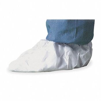 DUPONT D9839 Shoe Covers XL White ISO 6 PK100, 1MKY4