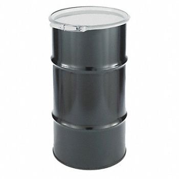 GRAINGER APPROVED Transport Drum Black 20ga 0.9mm, 1MKZ7