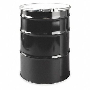 GRAINGER APPROVED Transport Drum Black 18ga 1.2mm, 2GTW4