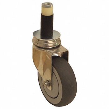 GRAINGER APPROVED Debris-Resist Quiet Expand Stem Caster, 1MMG6