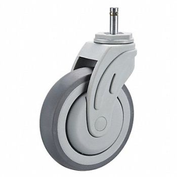 GRAINGER APPROVED Maintenance-Free Fric-Ring Stem Caster, 1MMN1