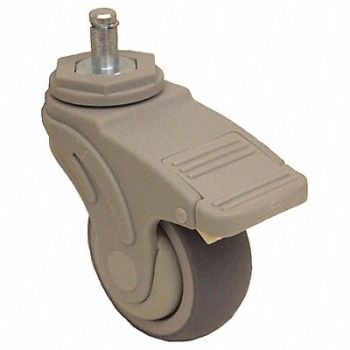 GRAINGER APPROVED Maintenance-Free Fric-Ring Stem Caster, 1MMN2