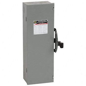 SQUARE D Safety Switch 240VAC 3PDT 100 Amps AC, 1MN34