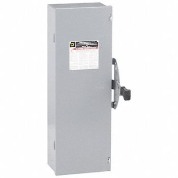 SQUARE D Safety Switch 600VAC 3PDT 100 Amps AC, 1MN37