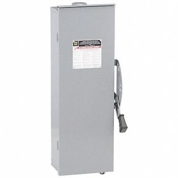 SQUARE D Safety Switch 240VAC/DC 2PDT 100 Amps AC, 1MN40