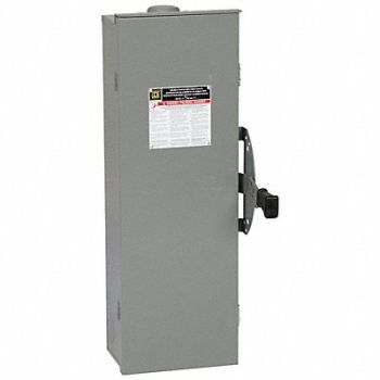 SQUARE D Safety Switch 600VAC 3PDT 60 Amps AC, 1MN43