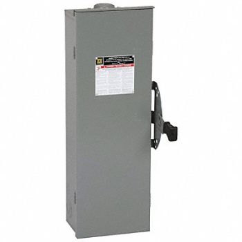 SQUARE D Safety Switch 600VAC 3PDT 100 Amps AC, 1MN44