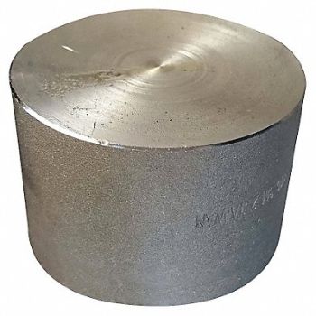 GRAINGER APPROVED Round Cap Forged Steel 2 in Female NPT, 1MNE7