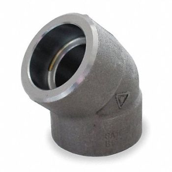 GRAINGER APPROVED 45 Elbow Forged Steel 4 in Class 3000, 1MNP6