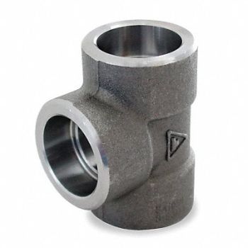 GRAINGER APPROVED Tee Forged Steel 3 in Pipe Size Socket, 1MNR8