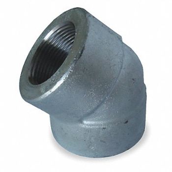 GRAINGER APPROVED 45 Elbow Forged Steel 1 Pipe Size NPT, 1MPE5