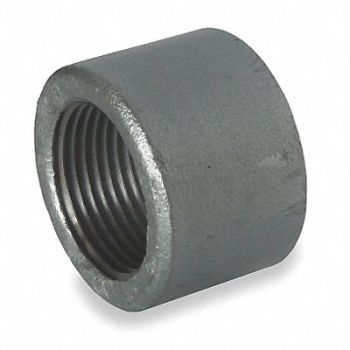 GRAINGER APPROVED Round Cap Forged Steel 2 in Female NPT, 1MPL3