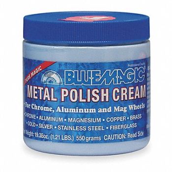 BLUE MAGIC Metal Polish 19.25 oz Jar 10.5 pH, 1MPU7