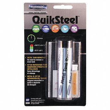 BLUE MAGIC Tank Repair Kit Dark Gray 2 Oz, 1MPV8