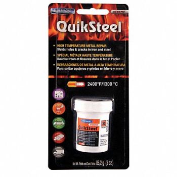 BLUE MAGIC Metal Repair High Temp Dark Gray 3 Oz, 1MPX3