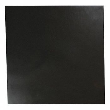 GRAINGER APPROVED Silicone Sheet 50A 12 x12 x0.125 Black, 43Z060