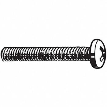 GRAINGER APPROVED MS 1/4 -20 Zinc Plated 3/8 L 2100PK, 126U26