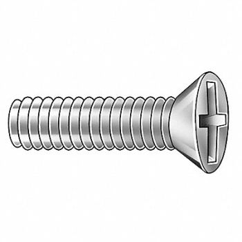 GRAINGER APPROVED MS M3-0.50 Zinc Plated 30mm 100PK, 6HB82