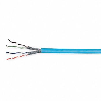 GENSPEED Data Cable Cat 5e 24 AWG 1000ft Blue, 1MUH5
