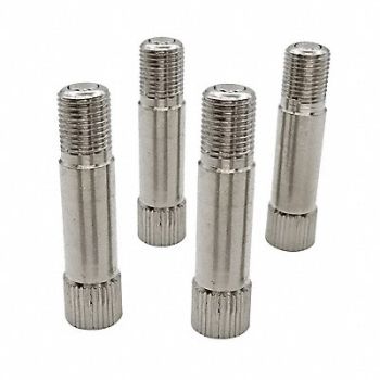 TRU-FLATE V Ext 1-1/4 In 1-1/4 In Tires PK4, 1MZA8