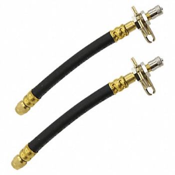TRU-FLATE V Ext 7 In 7 In 0.305-32 Bk Rbr/Brs Pk10, 1MZC1