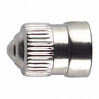 TRU-FLATE Dome Shaped Std V Cap 0.305-32 Np PK100, 1MZE7