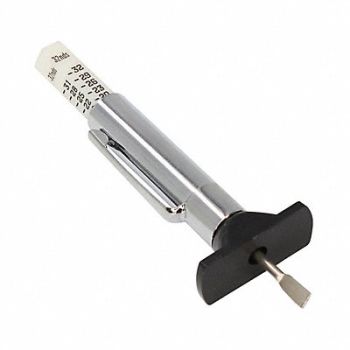 TRU-FLATE Tire Tread Depth Gauge Pocket Clip PK100, 1MZF8