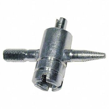 TRU-FLATE 4 Way V Rpr Tool 0.453 or 0.625 In Stl, 1MZF9