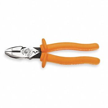 KLEIN TOOLS Linemans Plier 9-5/8 L Ergonomic, 1N089