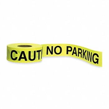 GRAINGER APPROVED Barricade Tape Yellow/Black 1000ft x 3In, 1N954
