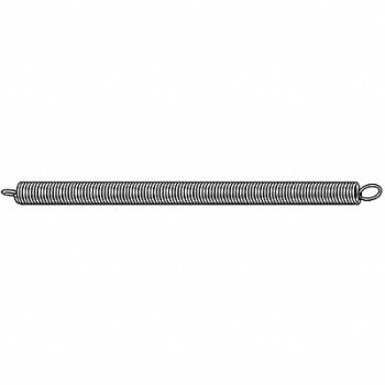 GRAINGER APPROVED Ext Spring Utility 302 SS 2 1/2 OAL PK3, 1NAL7