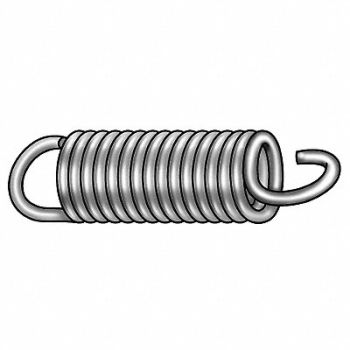 GRAINGER APPROVED Ext Spring Cot 3 3/8 OAL 23/32 OD PK6, 1NAR7