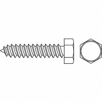 GRAINGER APPROVED Scrw Sz #8 Zinc 1.25 L PK770, 1NB76